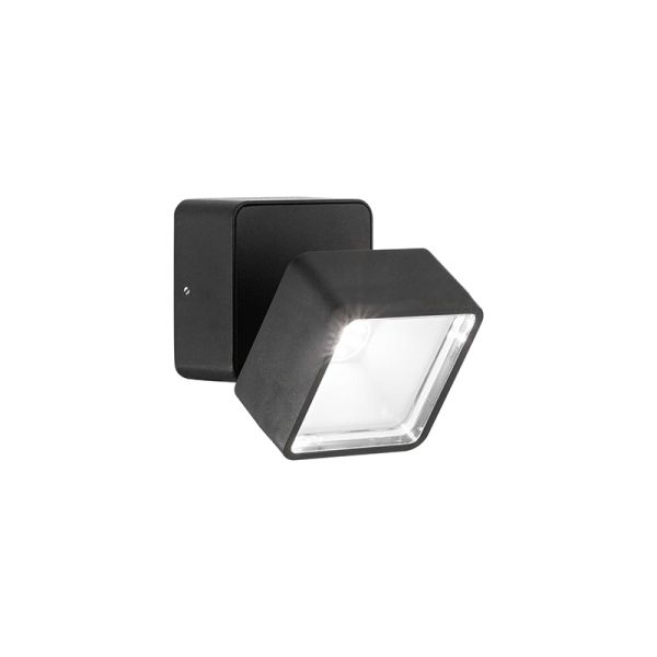Aplique LED exterior de metal Omega Square