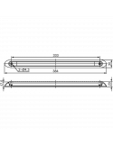 Dimensiones Luz de freno LED 24V Homologada Hella ValueFit 2DA 357 015-101 Hella | LeonLeds