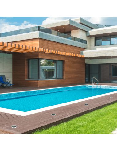 Foco empotrable LED de exterior Redondo Taurus 0,5W ambiente