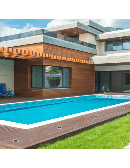 Foco empotrable LED de exterior Redondo Taurus 0,5W ambiente