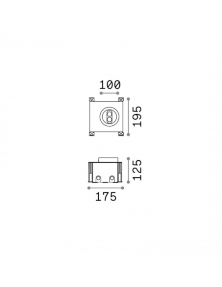 Foco empotrable LED de exterior Redondo Taurus 5W