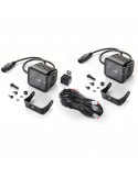 Faro LED cuadrado Black Magic Cube Kit 3,2" 12V/24V 3000Lm 2 Unds. Deutsch Hella 1FA 358 176-811 Hella | LeonLeds