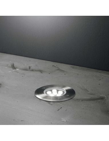 Foco empotrable LED fijo de exterior Floor D12 ambiente