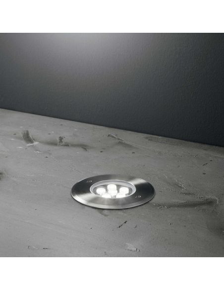 Spot LED encastrado exterior fixo Floor D12 ambiente