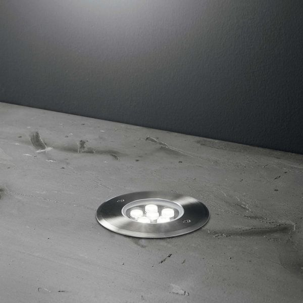 Foco empotrable LED fijo de exterior Floor D12 ambiente