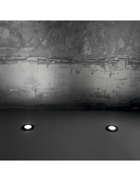 Foco empotrado de resina exterior Ceci round ambiente