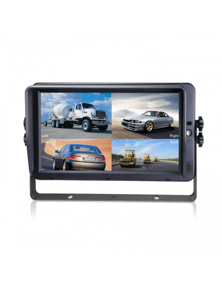 Monitor de toque HD de 10,1 polegadas com visão para 4 câmeras