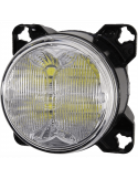 Faro LED redondo con óptica de trabajo Modul 90i Hella 1G0 996 263-501 con conector Deutsch Modul 90I Hella | LeonLeds