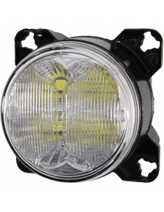 Faro LED redondo con óptica de trabajo Modul 90i Hella 1G0 996 263-501 con conector Deutsch Modul 90I Hella | LeonLeds