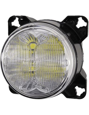Faro LED redondo con óptica de trabajo Modul 90i Hella 1G0 996 263-501 con conector Deutsch Modul 90I Hella | LeonLeds