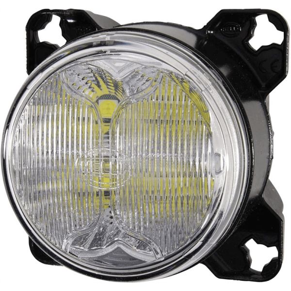 Farol redondo LED com óptica de trabalho Modul 90i Hella 1G0 996 263-501 com conector Deutsch Modul 90I Hella | leonleds