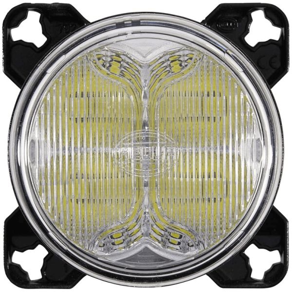 Farol redondo LED com óptica de trabalho Modul 90i Hella 1G0 996 263-501 com conector Deutsch Modul 90I Hella | leonleds