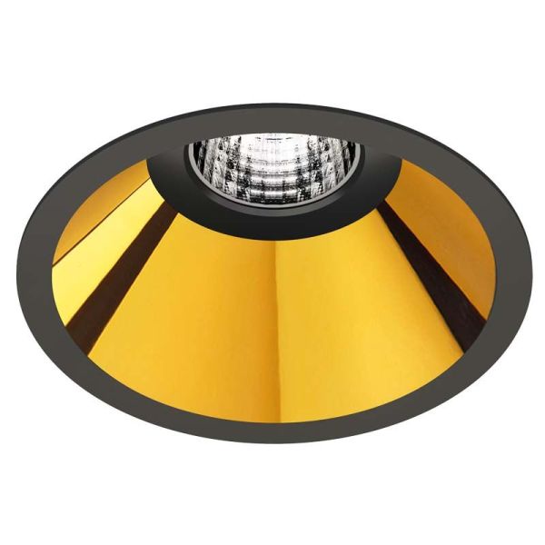 Shot Light M 5W Preto e Dourado da ArkosLight | leonleds