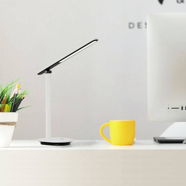 Lampe à poser LED Ambient noir et blanc Ivoire