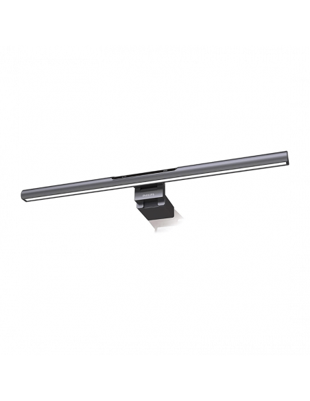Gooseneck LED para monitor Edison preto