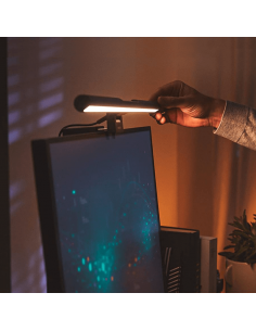 Flexo LED para monitor Edison negro 2