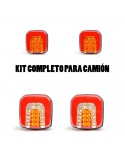 Kit Pilotos Led Cuadrados