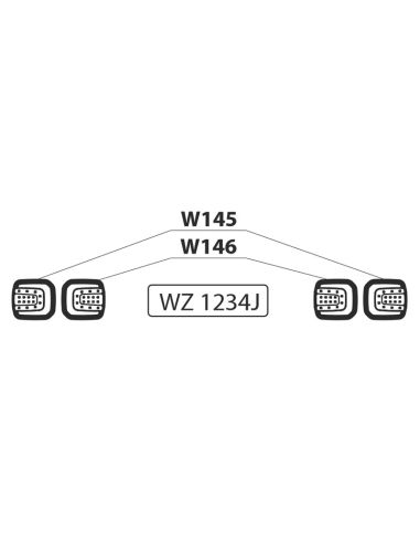 LED-Winker-Set Quadrat