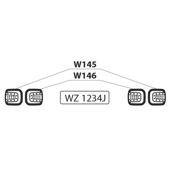 LED-Winker-Set Quadrat