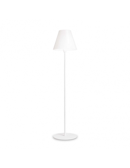 Lampadaire extérieur blanc Itaca 1xE27