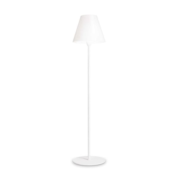 Lampadaire extérieur blanc Itaca 1xE27