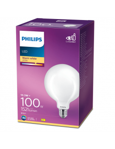 Ampoule LED E27 10,5W - 100W LEDBulb Classic 8718699665142 Philips | leonleds