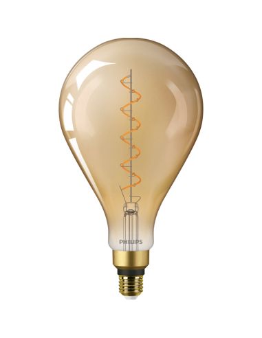 Bombilla LED Globo E27 regulable Gold 6.5W A160 Philips 8719514313828 | LeonLeds