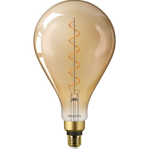 Bombilla LED Globo E27 regulable Gold 6.5W A160 Philips 8719514313828 | LeonLeds