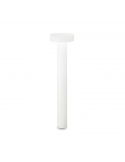 Baliza de pie exterior grande Tesla big blanco