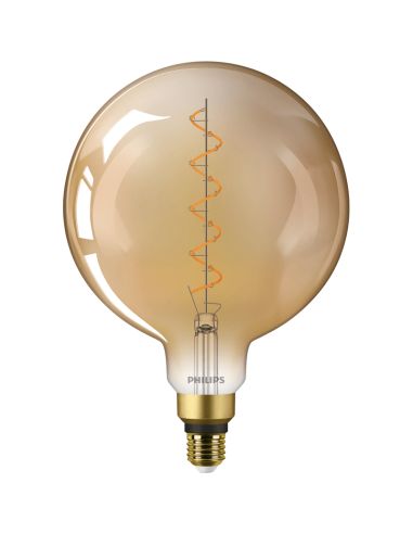 Lâmpada LED gigante E27 Gold 4,5W - 28W G200 Philips | leonleds