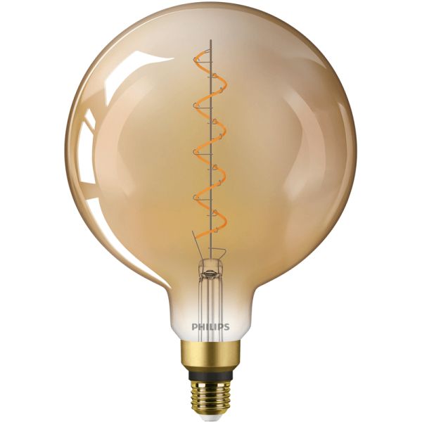 Bombilla LED Gigante E27 Gold 4.5W - 28W G200 Philips | LeonLeds