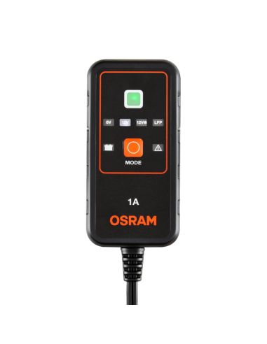 Cargador & Mantenedor inteligente de baterías de 6V y 12V de 1A BATTERYcharge 901 4062172248563 Osram | LeonLeds