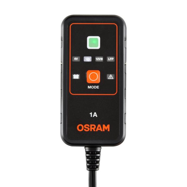 Cargador & Mantenedor inteligente de baterías de 6V y 12V de 1A BATTERYcharge 901 4062172248563 Osram | LeonLeds