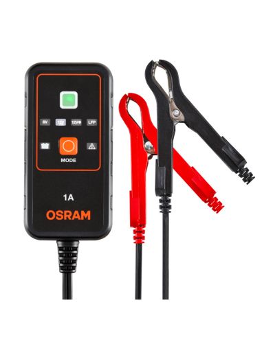 Chargeur et mainteneur de batterie intelligent 6V et 12V 1A BATTERYcharge 901 4062172248563 Osram | leonleds