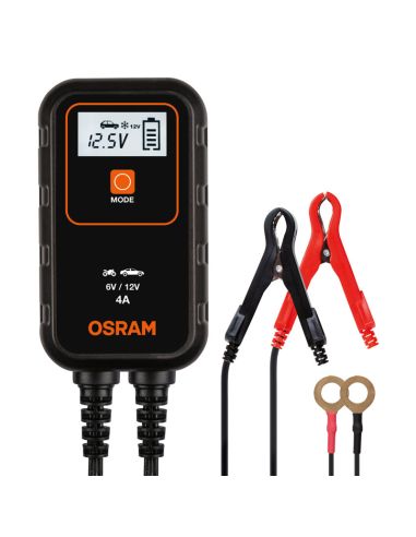 Cargador y Mantenedor inteligente de baterías de 6V y 12V de 4A BATTERYcharge 904 4052899620520 | LeonLeds