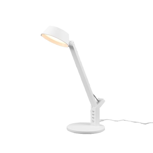 Flexo de mesa LED Ava blanco con USB de carga