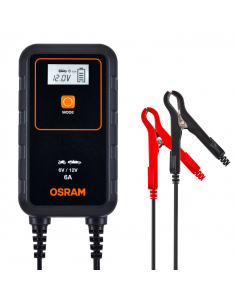 Cargador Inteligente para Moto o Coche 6V y 12V de 6A BATTERYcharge 906 Osram | LeonLeds 2