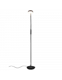 Flexo de pie LED Monza negro flexible Trio