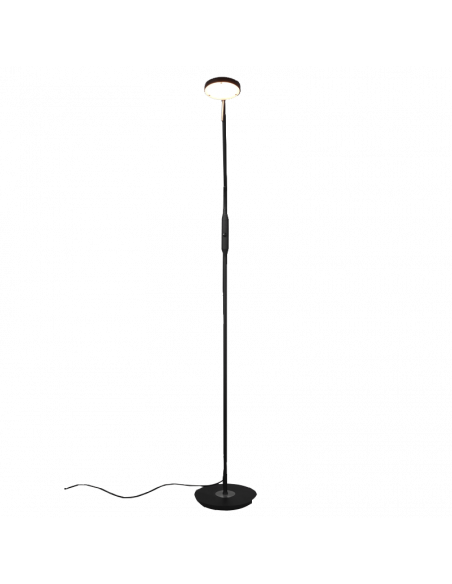 Flexo de pie LED Monza negro flexible Trio