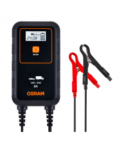 Cargador Inteligente para Coche o Camión 12V y 24V de 8A BATTERYcharge 908 OEBCS908 4052899620544 Osram | LeonLeds 2