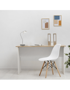 Flexo de mesa LED orientable Monza níquel mate 2