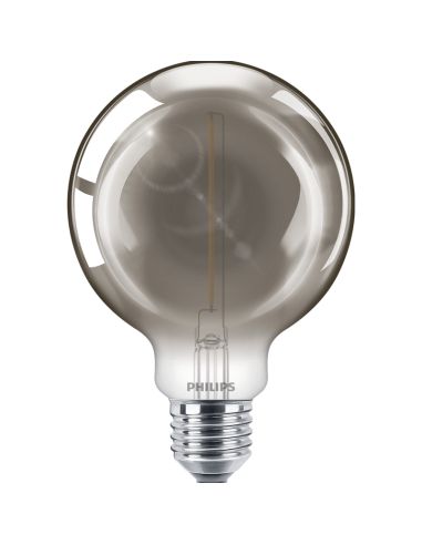 Philips G93 Smoky Ampoule LED Globe E27 à intensité variable