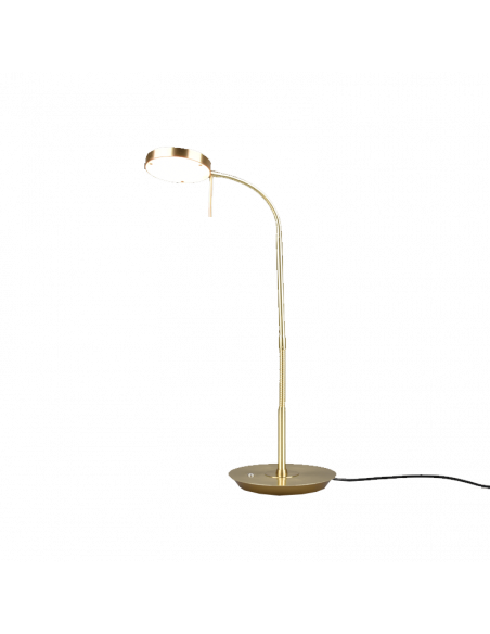 Lámpara de mesa LED de estudio Monza bronce mate