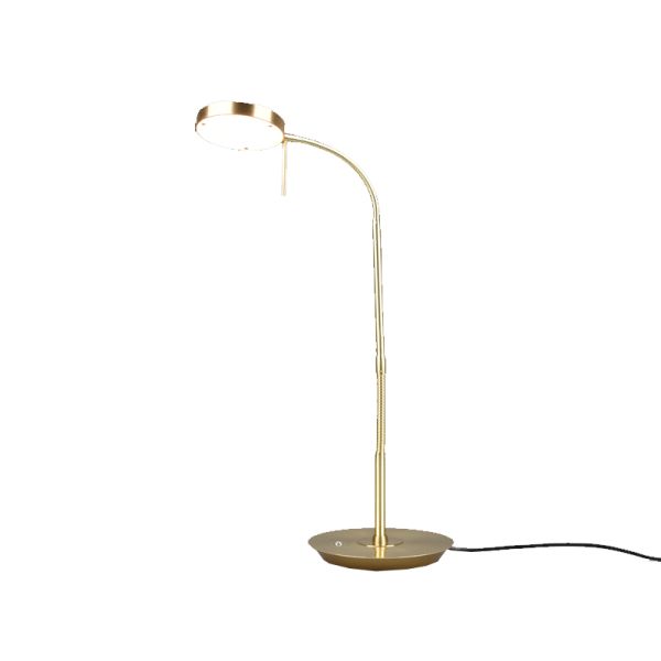 Lámpara de mesa LED de estudio Monza bronce mate