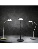 Lámpara de mesa LED de estudio Monza bronce mate Trio Lighting