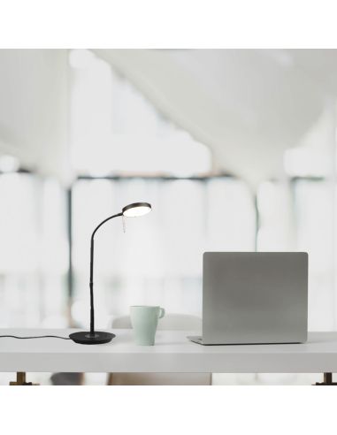 Lámpara de mesa de estudio LED flexible Monza ambiente