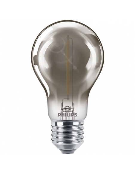 Bombilla LED espejo A60 Smoky E27 2.3W - 11W 1.800K 8718699759636 Philips | LeonLeds