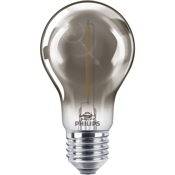 Bombilla LED espejo A60 Smoky E27 2.3W - 11W 1.800K 8718699759636 Philips | LeonLeds
