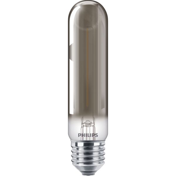 Bombilla LED tubular T32 de cristal espejo Smoky E27 2.3W - 11W 1.800K 8718699759636 | LeonLeds