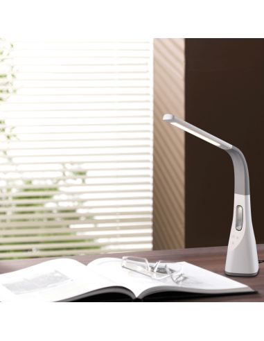 Flexo de mesa LED Vento regulable con ventilador ambiente